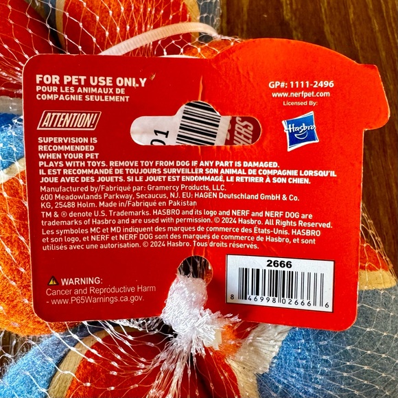 BUNDLE ME! 1 set of 6 Nerf squeaky tennis balls - Picture 4 of 7